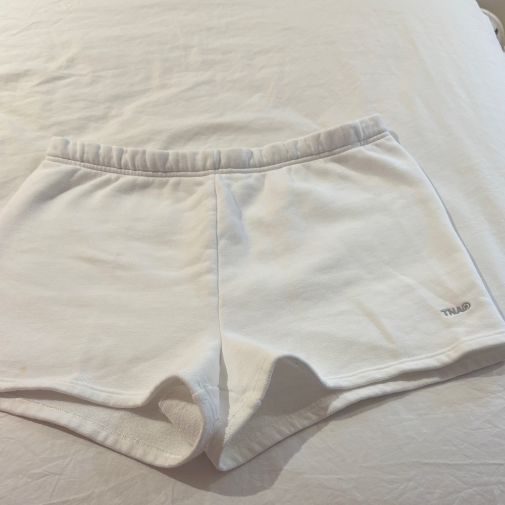 Aritzia White Lounge Shorts